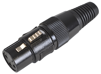 XLR 3 Pin Connector Pack with 5 Male 